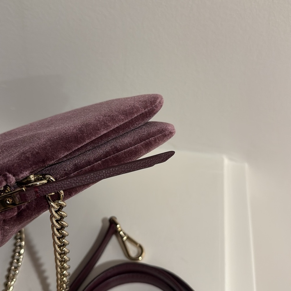 Kate Spade Tillie Dawn Place Velvet Crossbody Purse NWOT - Picture 5 of 5